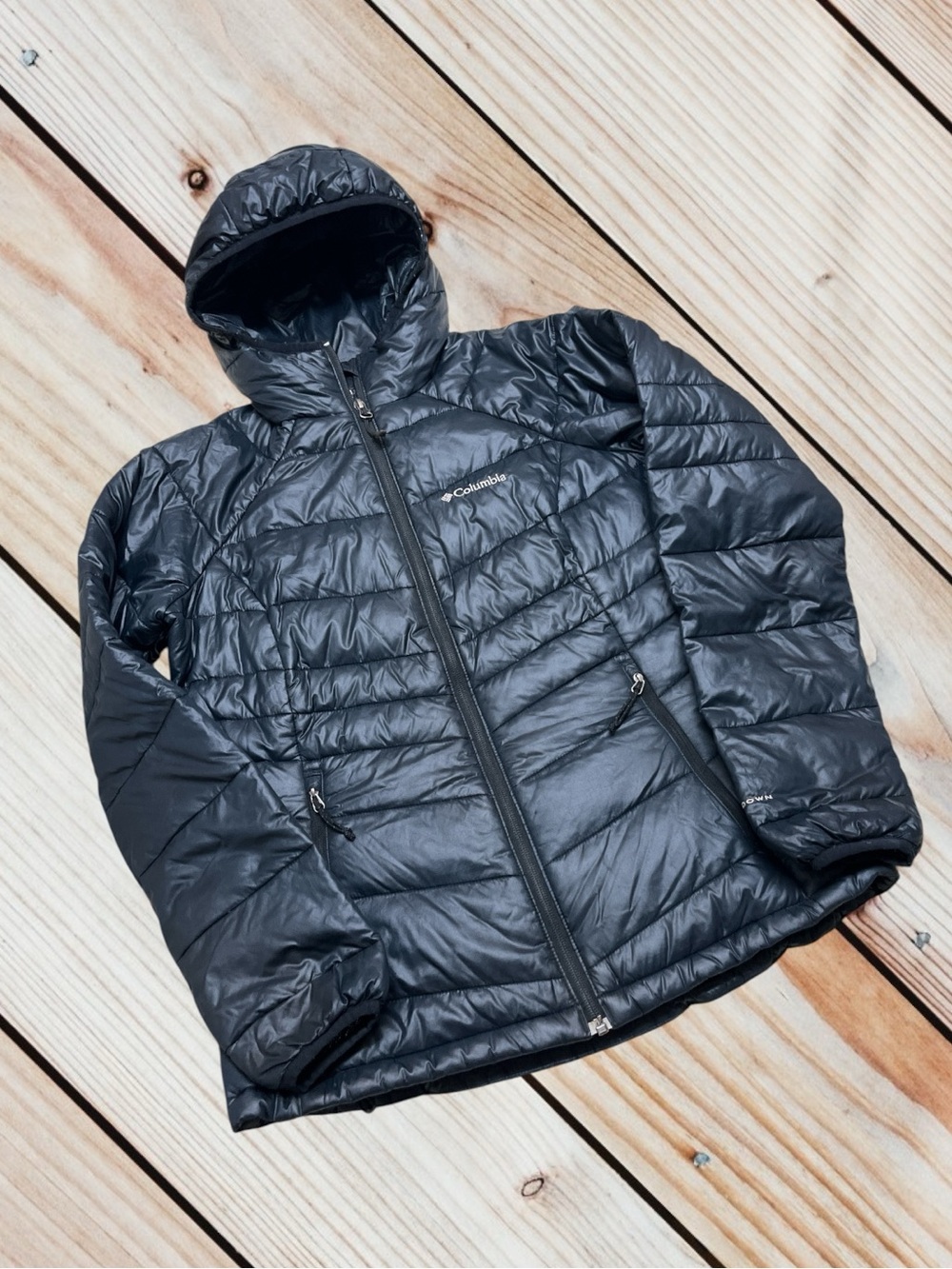 Columbia S hooded Gold 650 TurboDown Radial Down Jacket